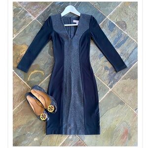 FRENCH CONNECTION Long Sleeve Midi Dress Size 0 EUC